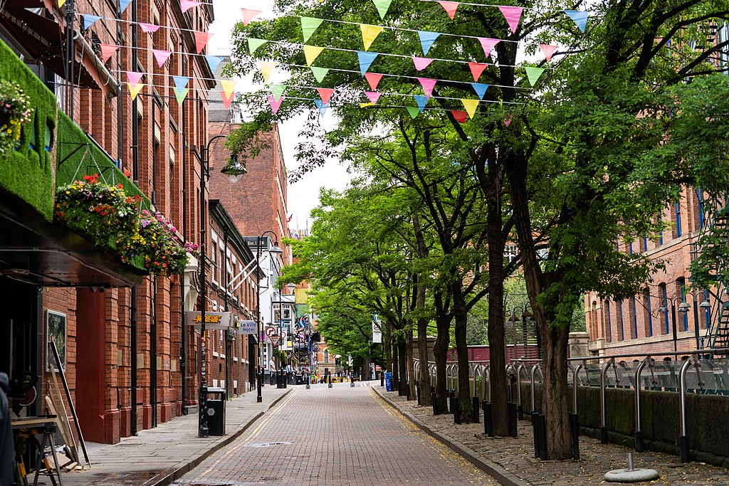 Image: Canal St, Manchester, UK