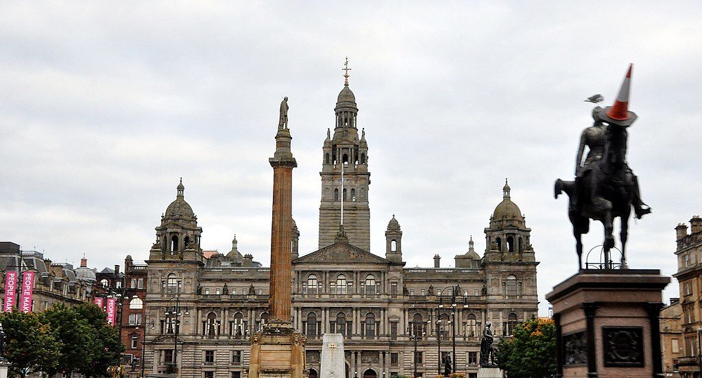 Glasgow walk - Image: George Square, Glasgow