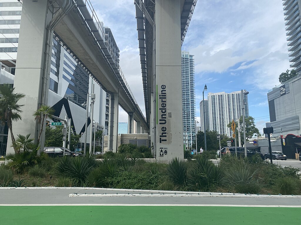 Brickell walk, Image: The Underline, Brickell, Miami