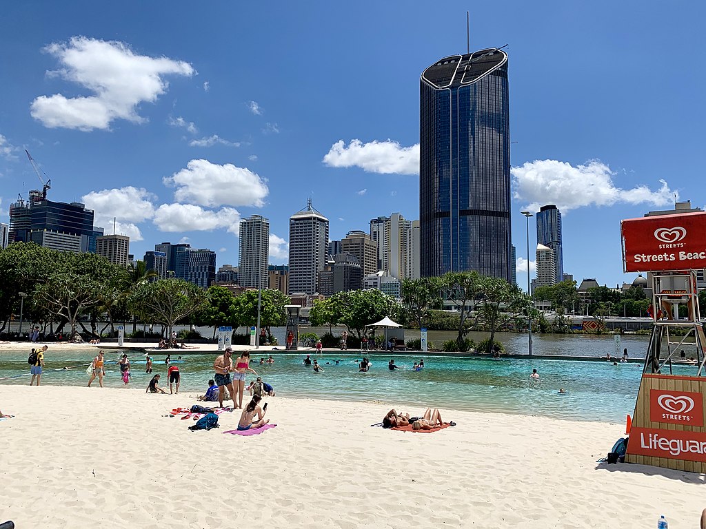 Brisbane walk - Image: Streets Beach, Brisbane