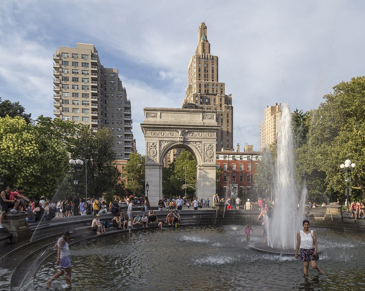 Greenwich village walk - Image: Washington Square, NY